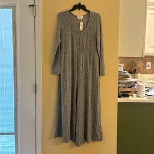 Anthropologie Heather Gray Long Sleeve jumper